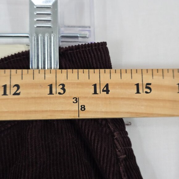NWT Levi's Middy Ankle Bootcut Corduroy Pants Brown Size 26 - Retro 70s - Picture 6 of 7